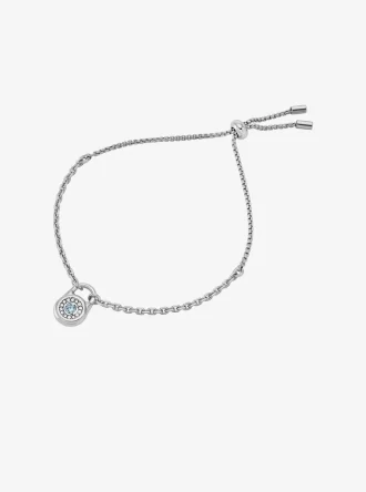 Pulsera deslizante con candado pavé