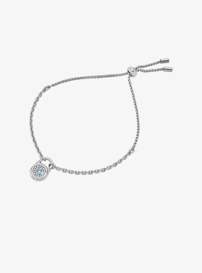 Pulsera deslizante con candado pavé Pulsera deslizante con candado pavé