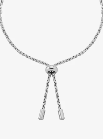 Pulsera deslizante con candado pavé
