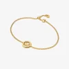 Pulsera deslizante con dije con logo Pulsera deslizante con dije con logo
