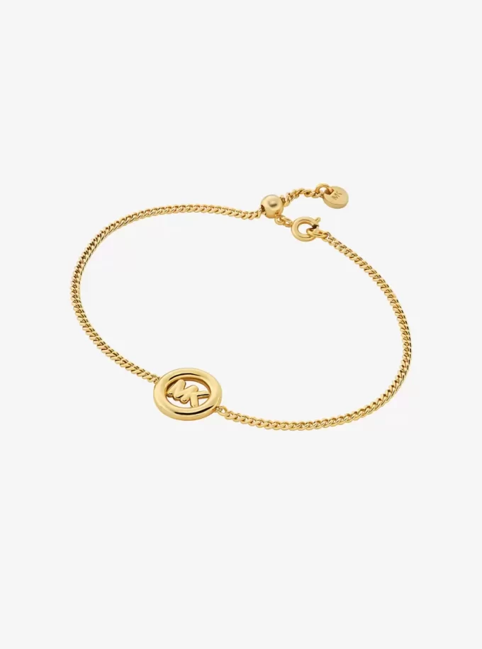 Pulsera deslizante con dije con logo Pulsera deslizante con dije con logo