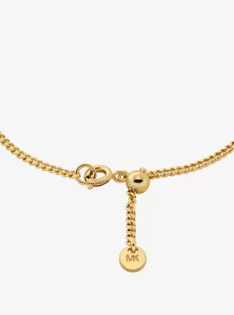 Pulsera deslizante con dije con logo