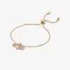 Pulsera deslizante con dijes pavé Pulsera deslizante con dijes pavé