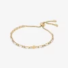 Pulsera deslizante con pavé de talla baguette Pulsera deslizante con pavé de talla baguette