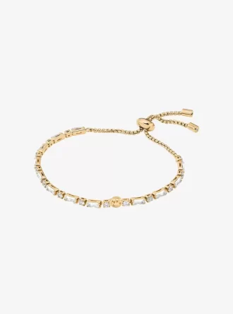 Pulsera deslizante con pavé de talla baguette