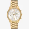 Reloj Aspyn de gran tamaño en tono dorado Reloj Aspyn de gran tamaño en tono dorado