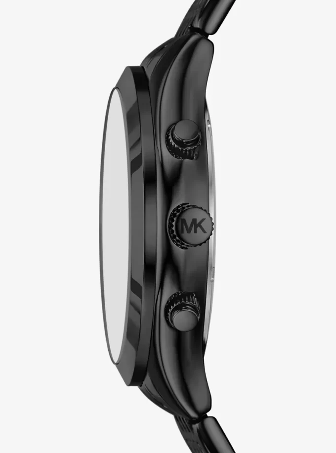 Reloj Aspyn de gran tamaño en tono negro Reloj Aspyn de gran tamaño en tono negro