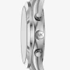 Reloj Aspyn plateado de gran tamaño Reloj Aspyn plateado de gran tamaño