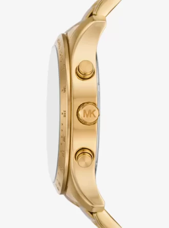 Reloj Berkley de gran tamaño en tono dorado