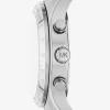 Reloj Berkley plateado de gran tamaño
