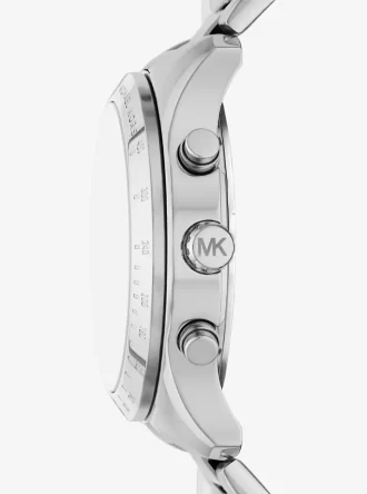 Reloj Berkley plateado de gran tamaño