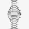 Reloj Berkley plateado de gran tamaño