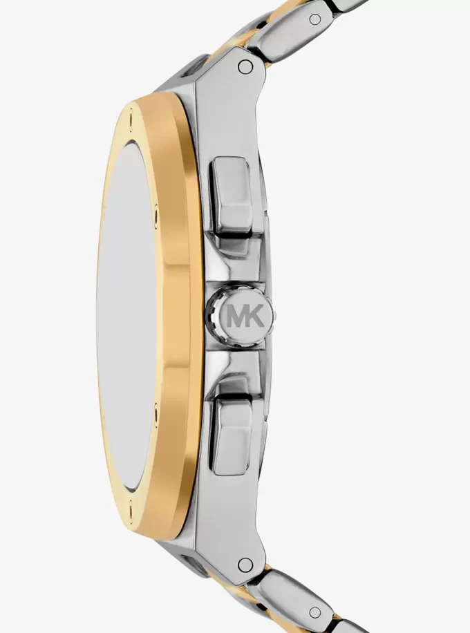 Reloj bicolor Lennox de gran tamaño Reloj bicolor Lennox de gran tamaño