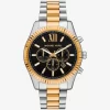 Reloj bicolor Lexington de gran tamaño Reloj bicolor Lexington de gran tamaño