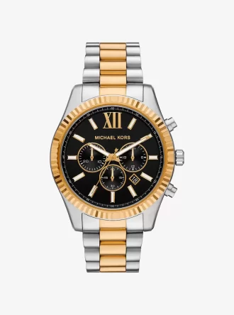 Reloj bicolor Lexington de gran tamaño Reloj bicolor Lexington de gran tamaño