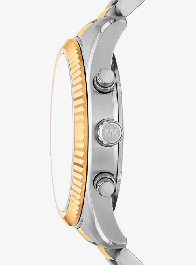 Reloj bicolor Lexington de gran tamaño Reloj bicolor Lexington de gran tamaño