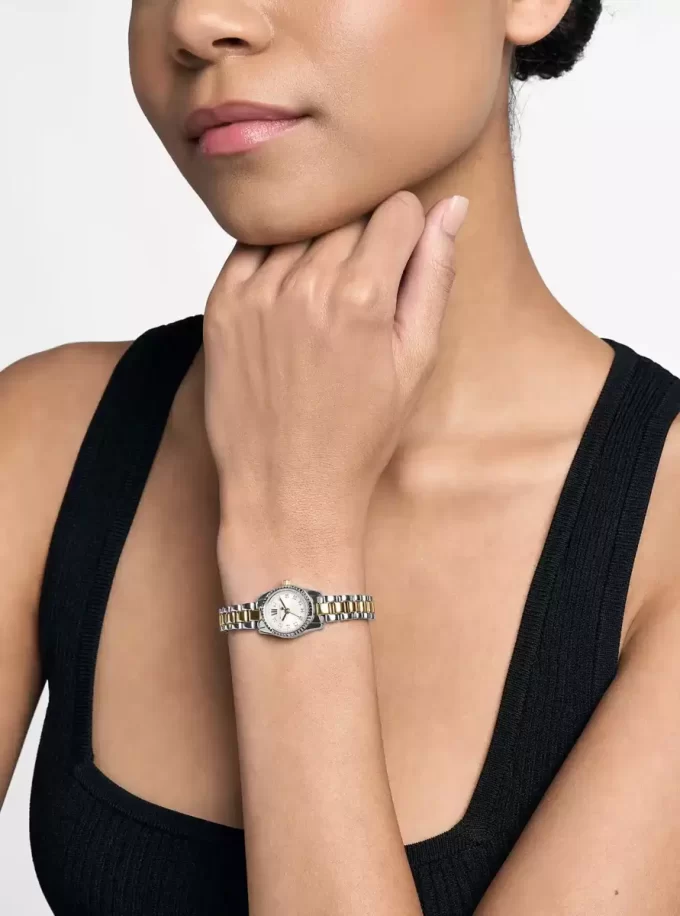 Reloj bicolor Micro Lexington Pavé