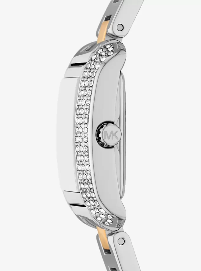 Reloj bicolor Petite Emery Pavé Reloj bicolor Petite Emery Pavé