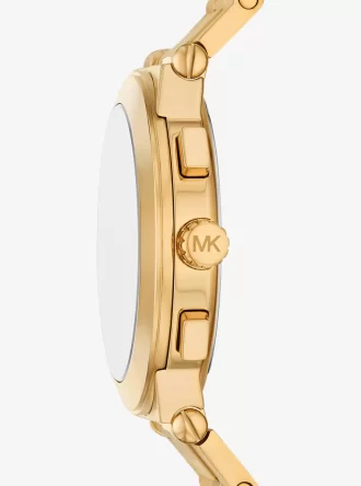 Reloj Billie de gran tamaño en tono dorado