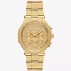 Reloj Billie extragrande en tono dorado esmerilado