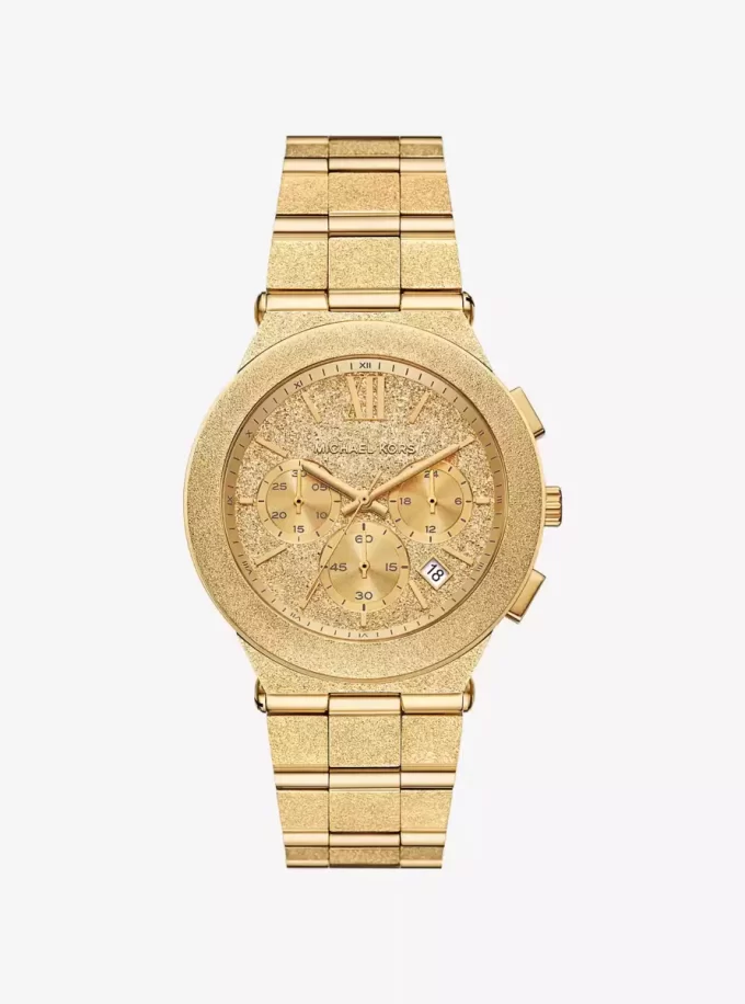 Reloj Billie extragrande en tono dorado esmerilado