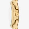 Reloj Billie extragrande en tono dorado esmerilado