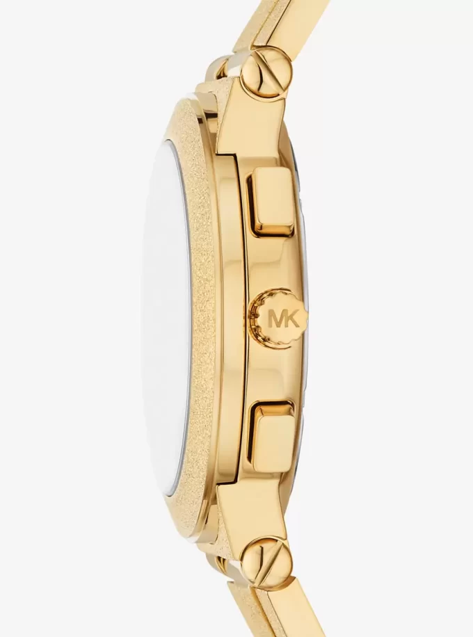 Reloj Billie extragrande en tono dorado esmerilado