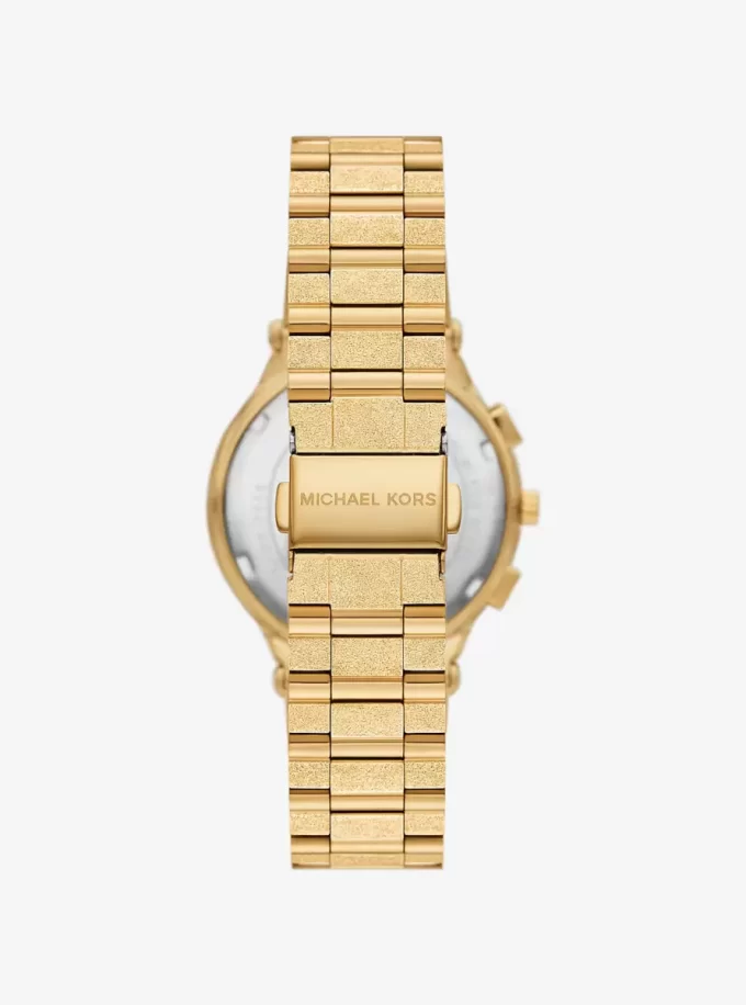 Reloj Billie extragrande en tono dorado esmerilado