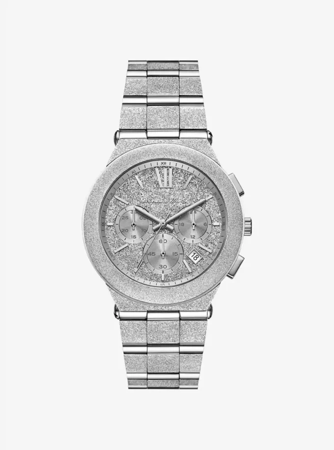 Reloj Billie extragrande plateado esmerilado Reloj Billie extragrande plateado esmerilado
