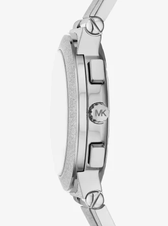 Reloj Billie extragrande plateado esmerilado