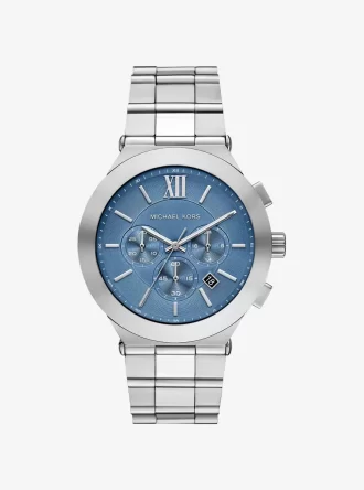 Reloj Billie plateado de gran tamaño