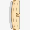 Reloj brazalete Mini Empire Pavé en tono dorado