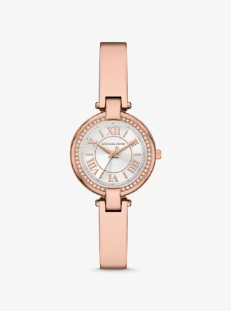 Reloj brazalete Mini Laney en tono oro rosa