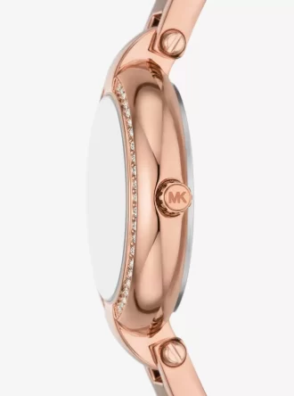 Reloj brazalete Mini Laney en tono oro rosa