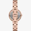 Reloj brazalete Mini Laney en tono oro rosa Reloj brazalete Mini Laney en tono oro rosa