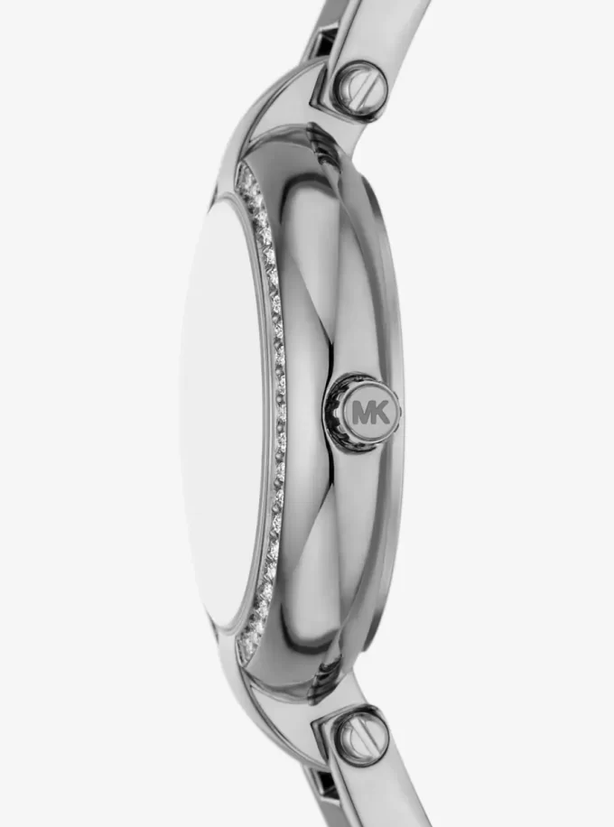 Reloj brazalete Mini Laney en tono plateado Reloj brazalete Mini Laney en tono plateado