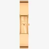 Reloj brazalete Yazmeen en tono dorado