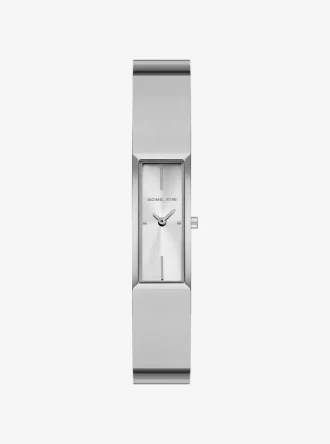 Reloj brazalete Yazmeen en tono plateado