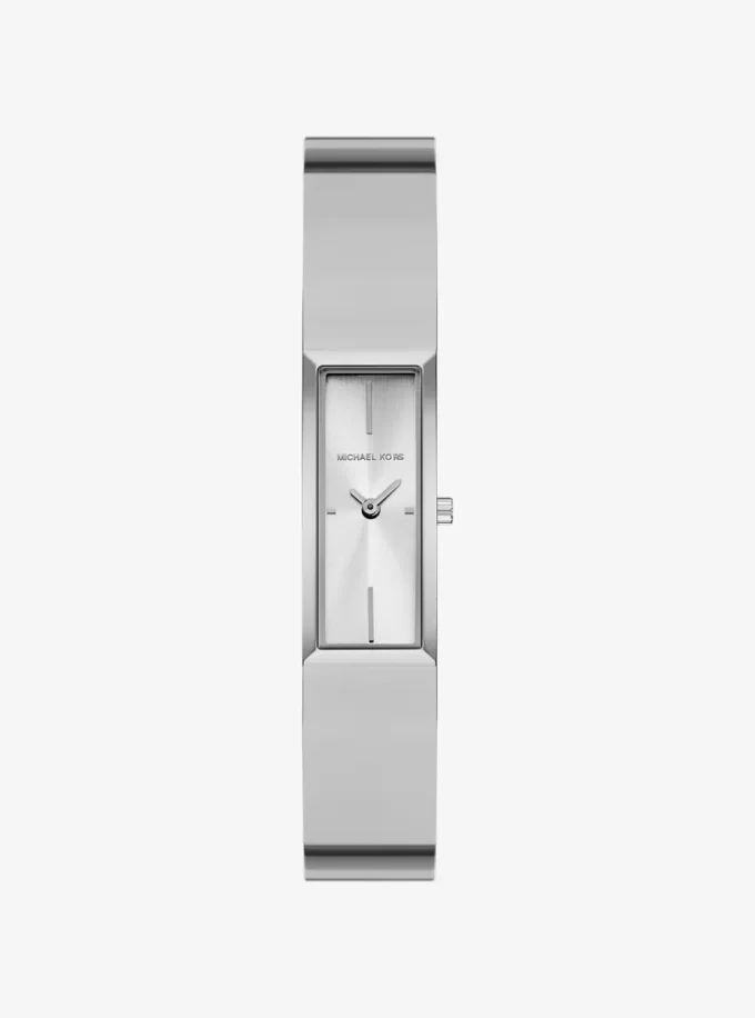 Reloj brazalete Yazmeen en tono plateado Reloj brazalete Yazmeen en tono plateado