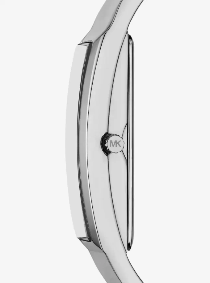 Reloj brazalete Yazmeen en tono plateado Reloj brazalete Yazmeen en tono plateado