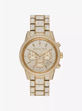 Reloj Bryant Pavé en tono dorado