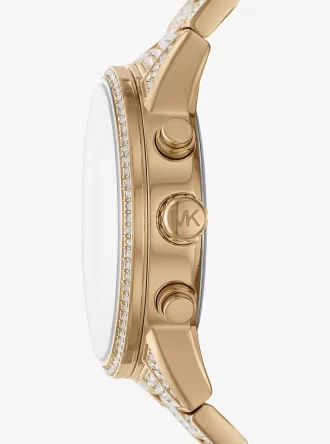 Reloj Bryant Pavé en tono dorado
