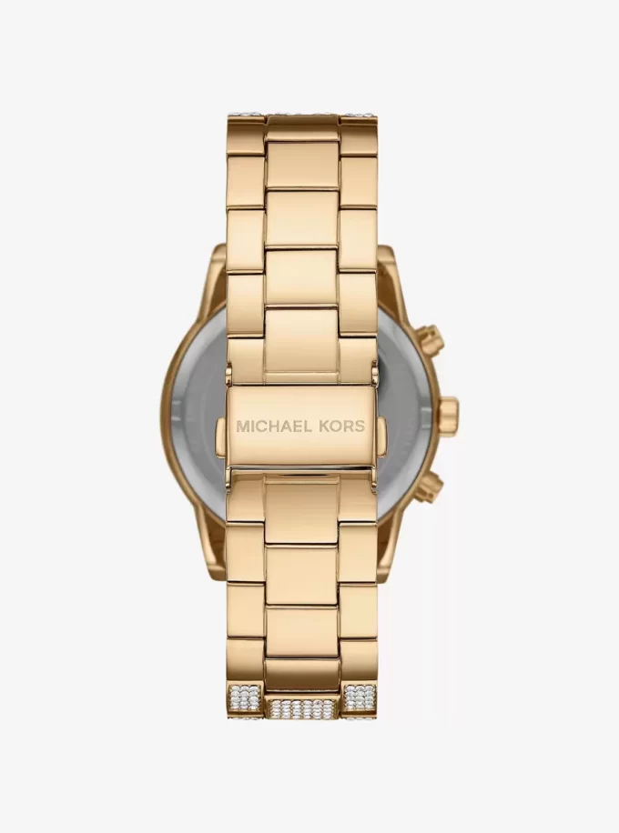Reloj Bryant Pavé en tono dorado