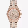 Reloj Bryant Pavé en tono oro rosa