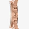 Reloj Bryant Pavé en tono oro rosa