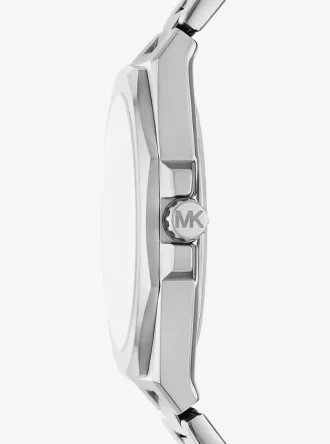 Reloj Callum en tono plateado