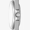 Reloj Callum Pavé de gran tamaño en tono plateado