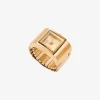 Reloj de anillo Darrington en tono dorado