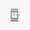 Reloj de anillo Darrington Pavé plateado