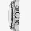 Reloj Everest de gran tamaño en tono plateado Reloj Everest de gran tamaño en tono plateado